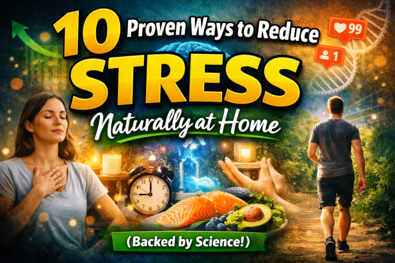 10 Proven Ways to Reduce Stress Naturally at Home