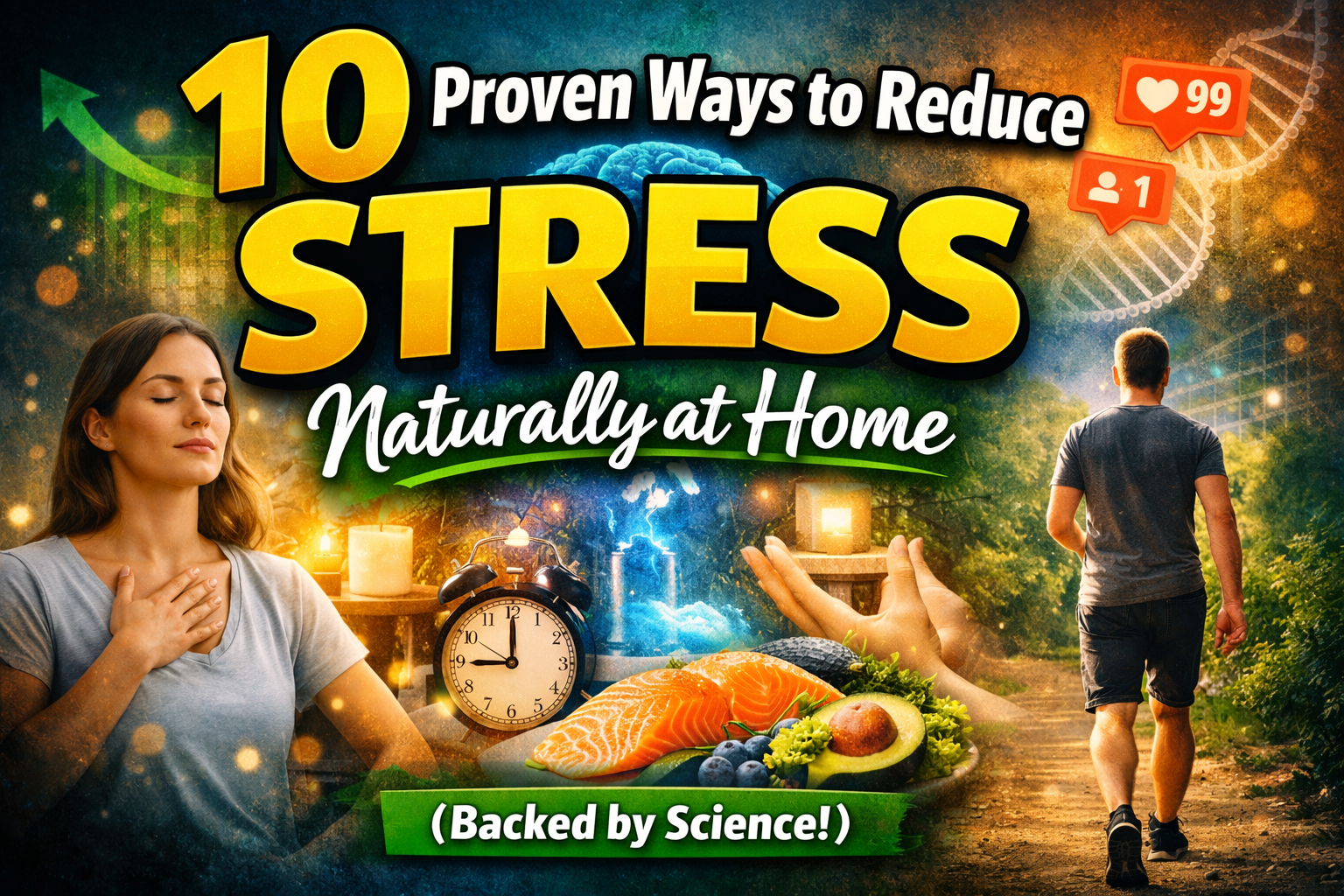 10 Proven Ways to Reduce Stress Naturally at Home