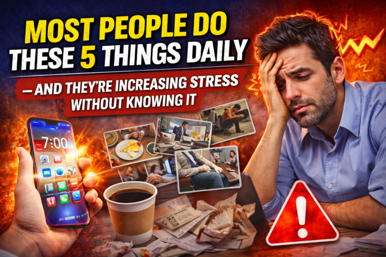 daily habits that increase stress