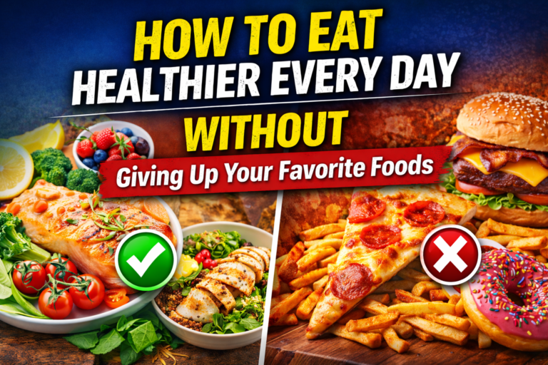 how to eat healthier every day